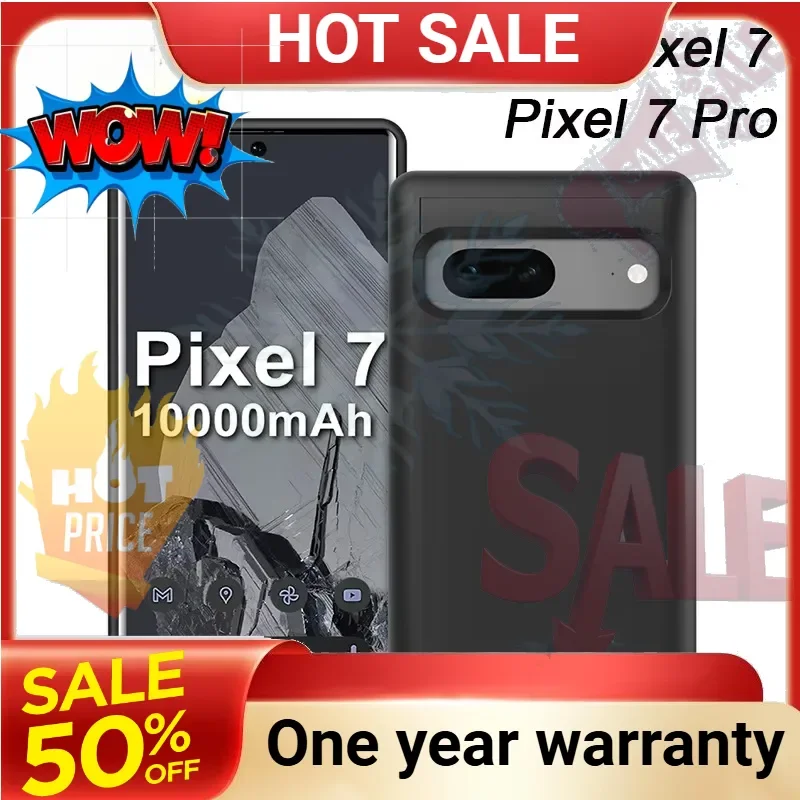 SWZY Battery Charger Case For Google Pixel 6 7 8 Pro Battery Case Pixel8 Phone Cases For Google Pixel 8 Pro Cover Power Bank 100