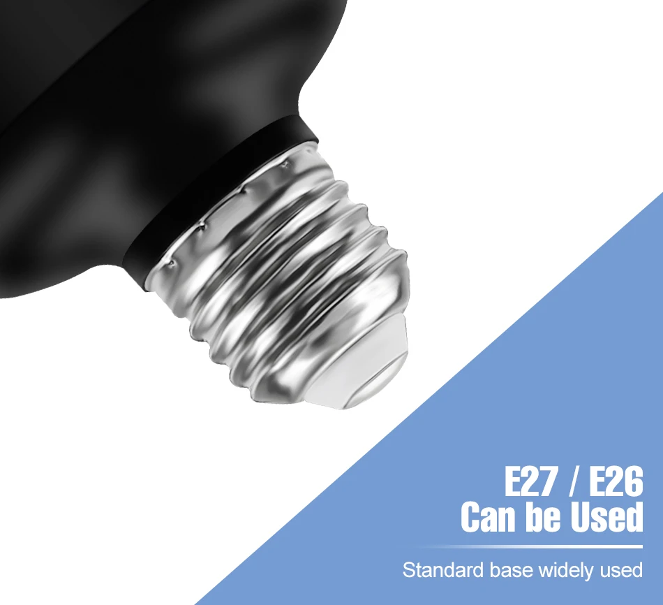 200 W LED-Birne E27/E26 Lampe Garagenleuchte AC 220 V zusammenklappbar verformbare Hochregallampen Strahler Home Warehouse Workshop Parkplatz – Detail 7