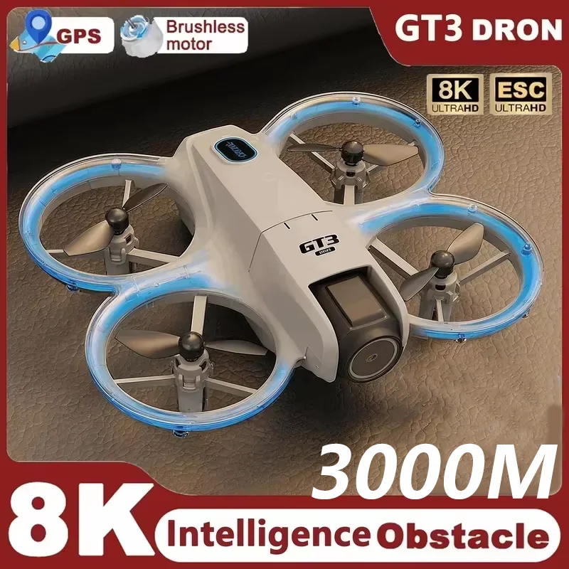 

NEW Original GT3 Drone 8K WIFI GPS Professional HD Aerial Photography Remote Control Aircraft 180° Camera FPV Quadcopter Toy UAV