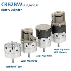 Single Blade Swinging Pneumatic Rotary Actuator Rotary Cylinder CRB2BW10/20/30/50/63-90S /180S/270S CRB2BW40-90S CRB2BW30-180S