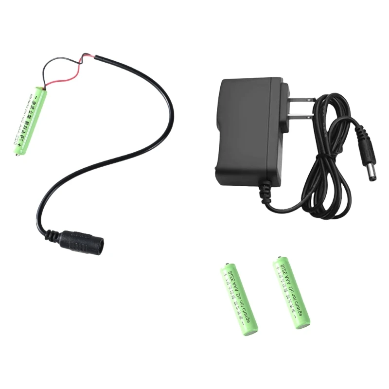 2025 Mới AC100 ~ 240V Đầu Vào Đầu Ra 4.5V 3A Giả Pin Adapter Thay Thế Cho Các Thiết Bị Điện Tử Như Nhiệt Kế Đèn LED