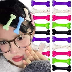 1/10pcs Y2K Dog Bone Hairpins for Women Halloween Punk Trendy Side Bang Duck Clip Funny Hairpin Lovely Barrettes Styling Tools