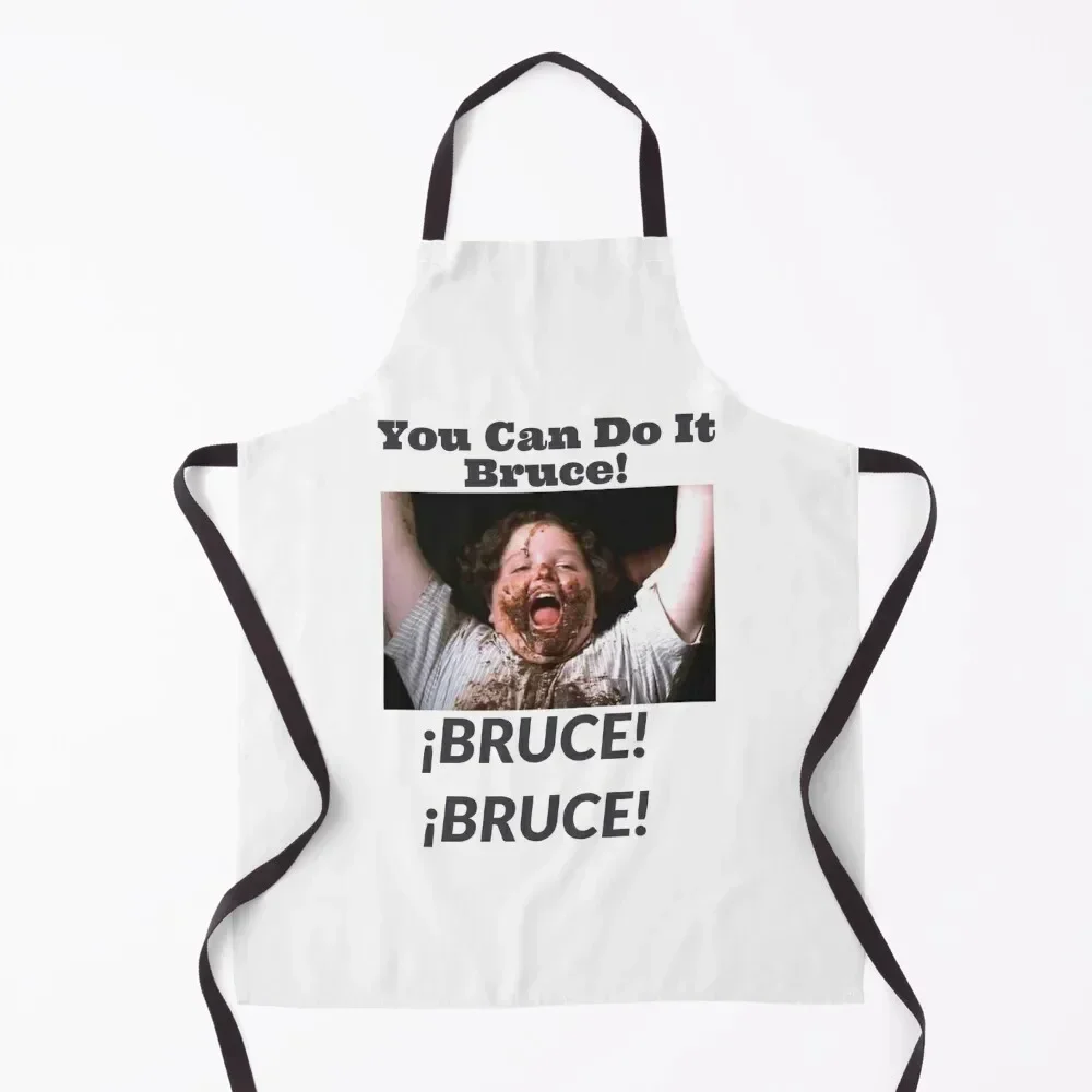 

You can do it bruce Apron man chef uniform Customizable Hairdressing Women Kitchen'S Apron