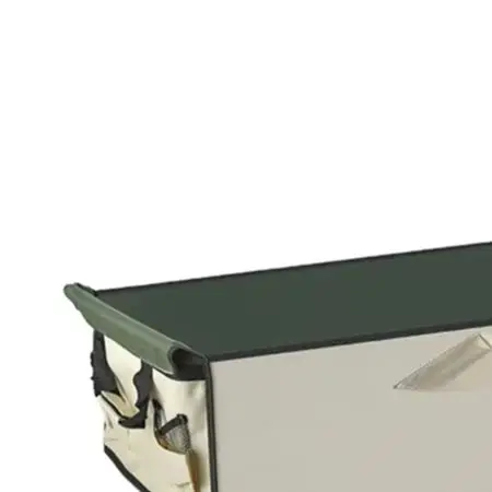 Camping Cart Liner with Foldable Structure and Dust Cover for Use in Yard Work Moving Outdoor Shopping and Beach Excursions