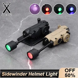 Taktische Sidewinder Schnelle Helm Rot Grün Blau IR Weiß Licht Multifunktionale Lampe Strobe IFF Für Outdoor Jagd Zubehör