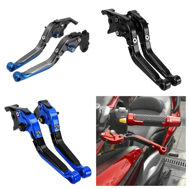 MT-125 Motorcycle CNC Aluminum Brake Clutch Levers Adjustable Foldable Extendable For YAMAHA XSR125 MT125 YZF R125 2019-2024