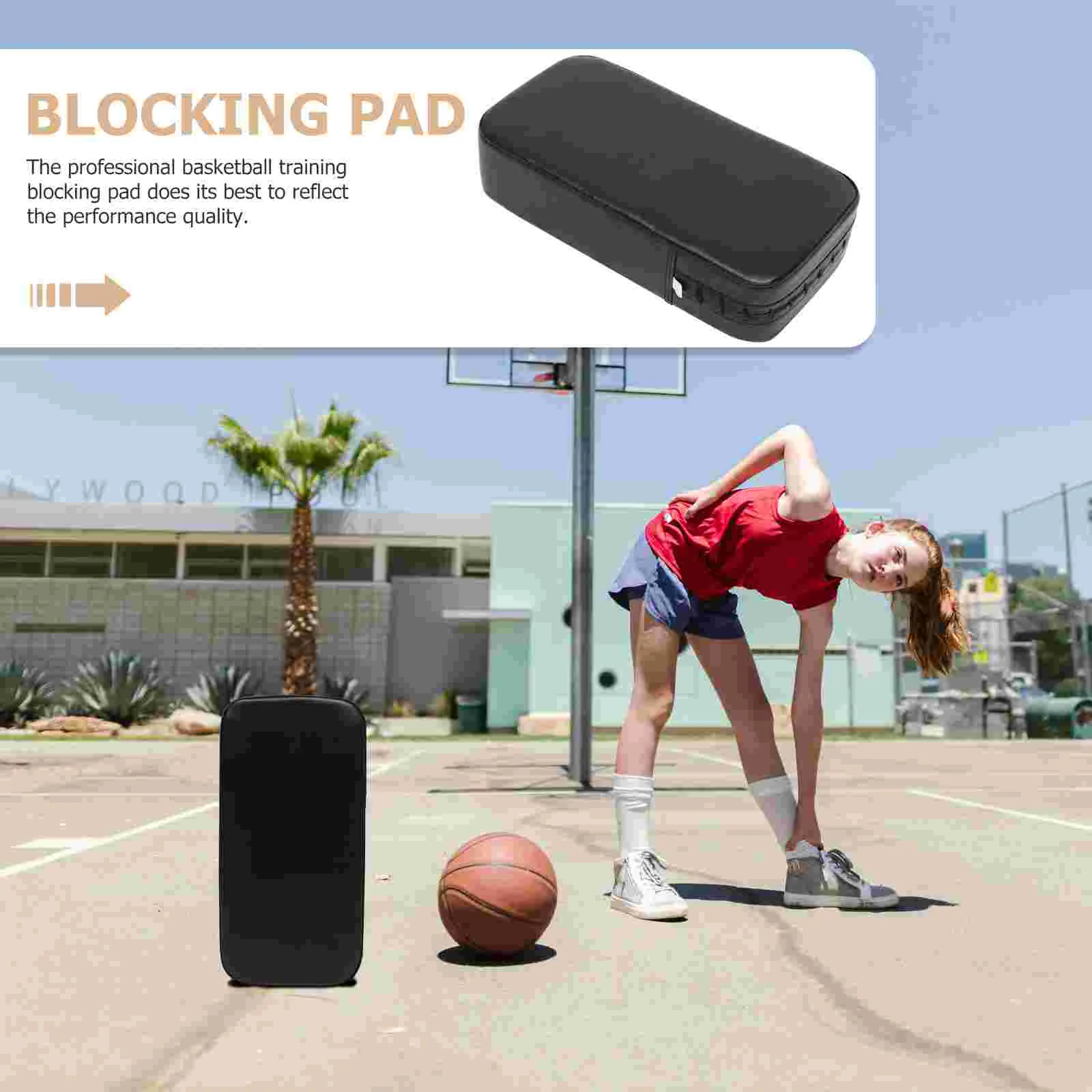 Basketball Mat Blocking Pads for Training Sporbasketball Hit Basketballs Mats Garbage Can