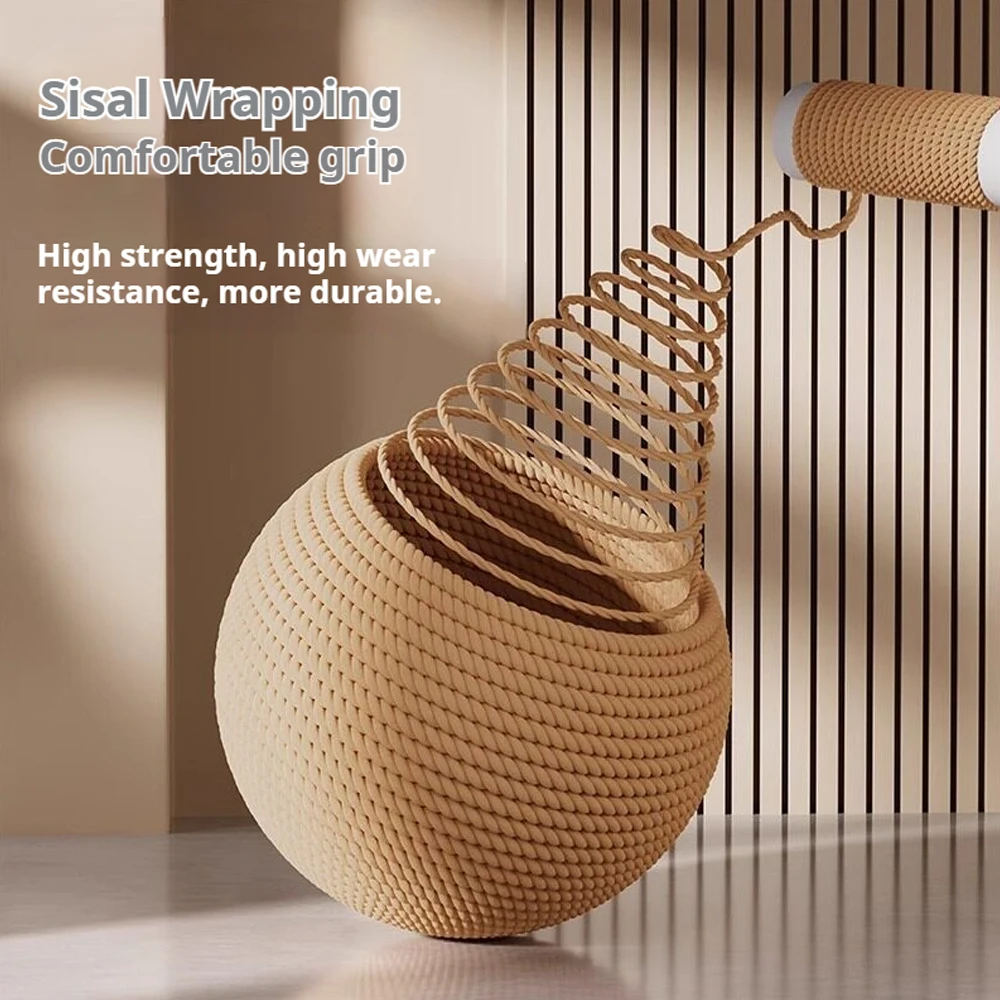 Sisal Ball Cat Toys Super Ball Relieve Boredom Molar Bite Resistant Ball Vertical Catch Ball Funny Cat Gnaw Toy Cat Claws Ball - view 6
