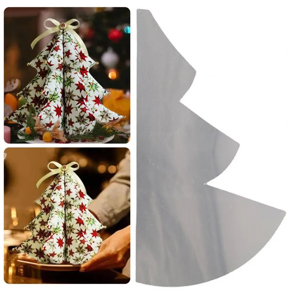 Christmas Tree Template Long-lasting Accuracy Fabric Sewing Template for Diy Xmas Decor