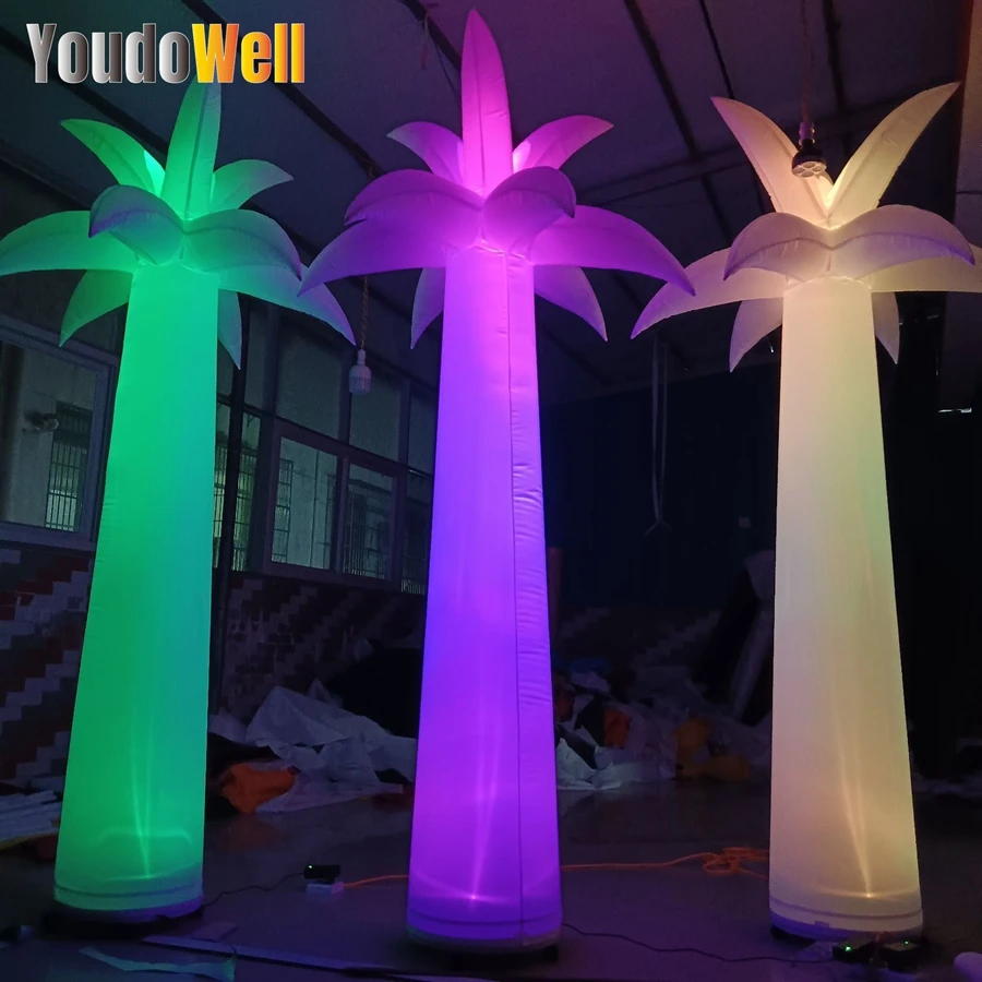 

Cost-effective Combination of Inflatable Palm Trees with Colorful LED Lights for Garden Decorative Plants Portable Model