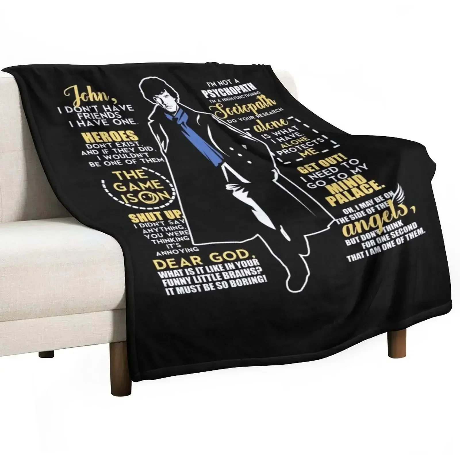 Detective Quotes V3.0 Throw Blanket christmas decoration Sleeping Bag Summer Designers Quilt Personalized Gift Blankets