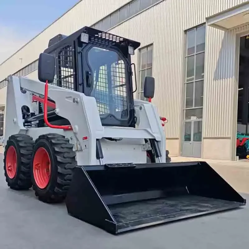 china supply compact mini small Wheel slip loader skip steer loader