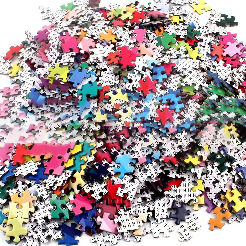 1000 Pieces Puzzles Round Jigsaw Puzzles Zodiac Floor Puzzle Kids for Gift Home Decor - Twelve Constellations