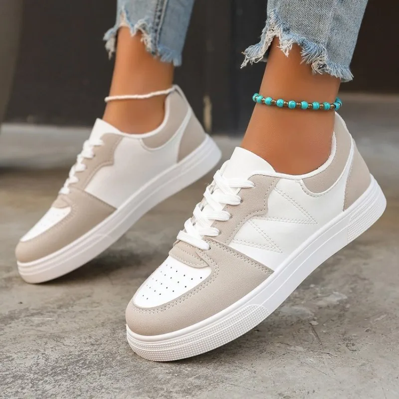 Fashion Sports White Shoes Breathable Fitness Women Running Sneakers Outdoor Tennis Walking Shoes Plus Size Casual Trainers New