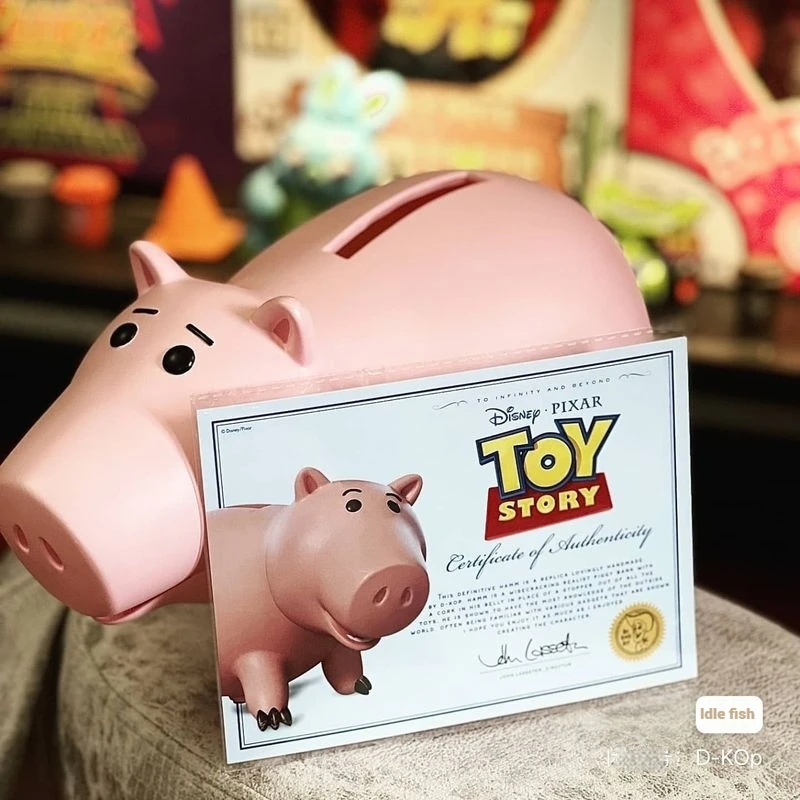 Toy Story 1/1 Ham, Pork Chop Doctor Piggy Bank Hamm Piggy Bank Toy Story Enthusiasts Must Buy It.