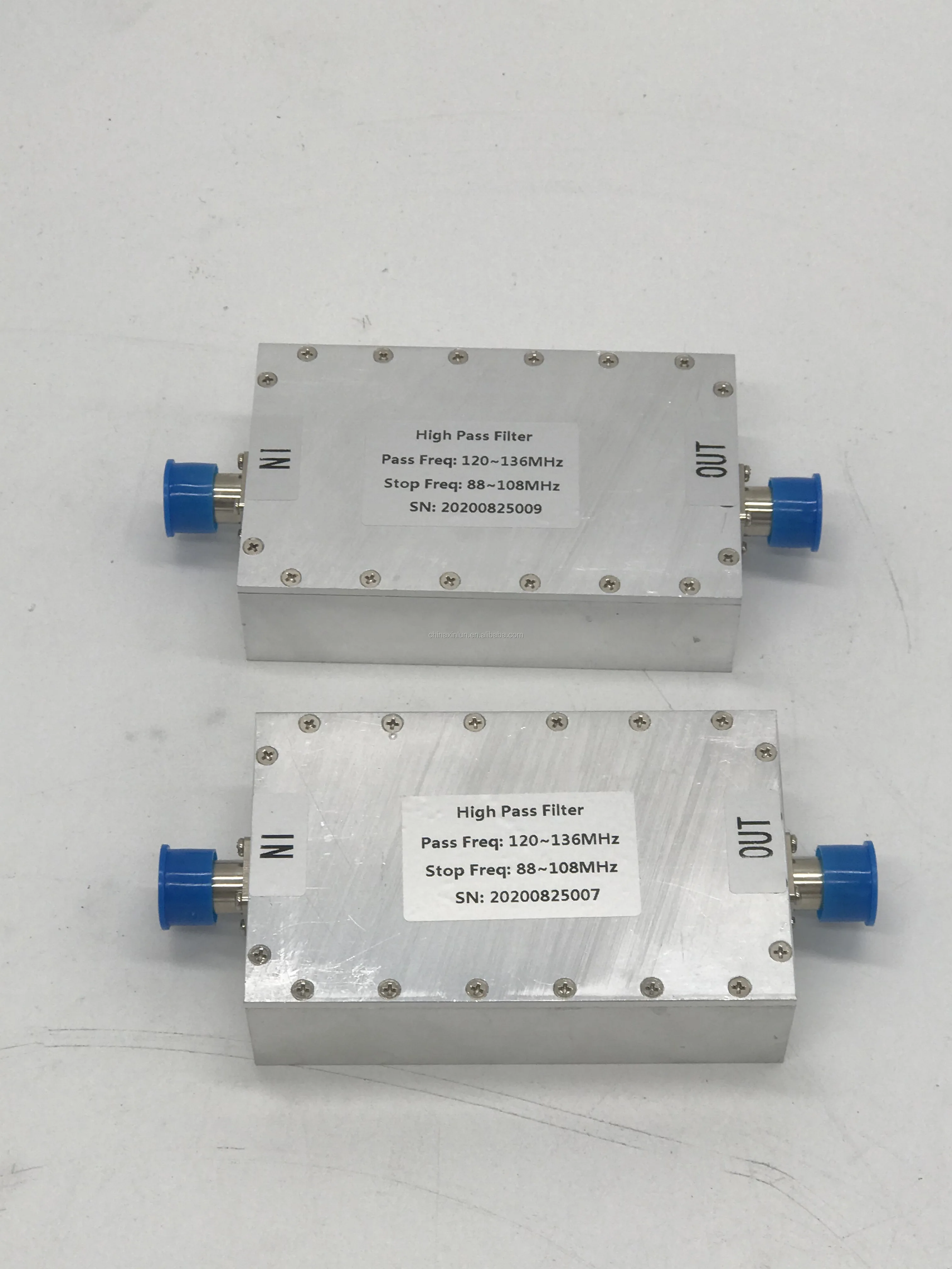 Air Band 118-136MHz High Pass Filter or Pass Band Filter or Cavity Filter