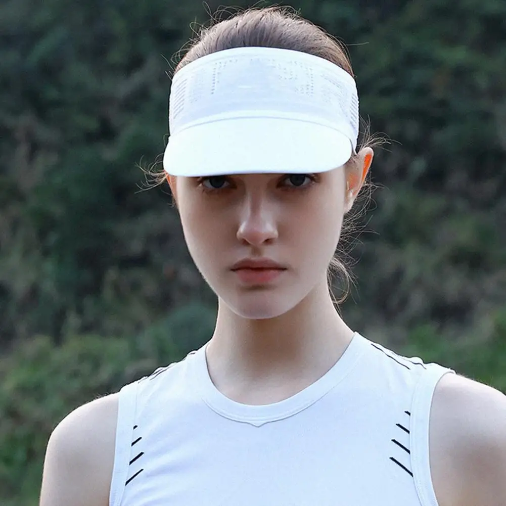 

Sports Empty Top Hat Lightweight UV-Proof Sun Protection Breathable Sweat-Absorbent Quick-Drying Sports Baseball Sun Visor Hat