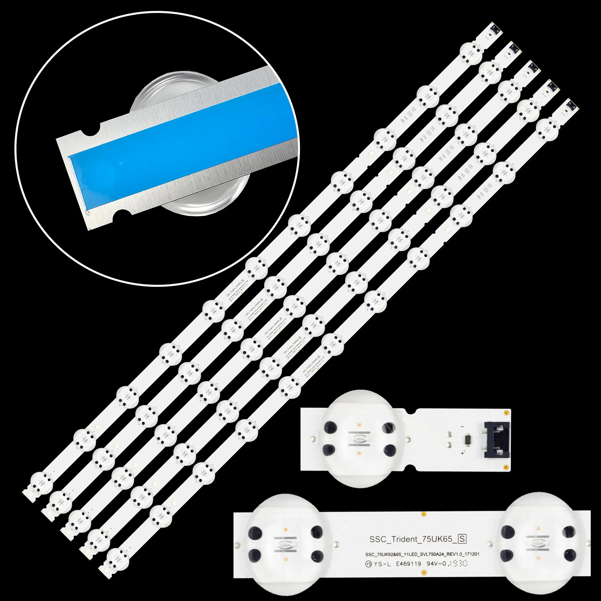 

LED Backlight For 75UM7580PVA 75UM7000PLA 75UM7600PLB 75UM7570AUE 75UK6190PUB2 SSC_75UK62 75UK65_11LED_SVL750A24_REV1.0_171201