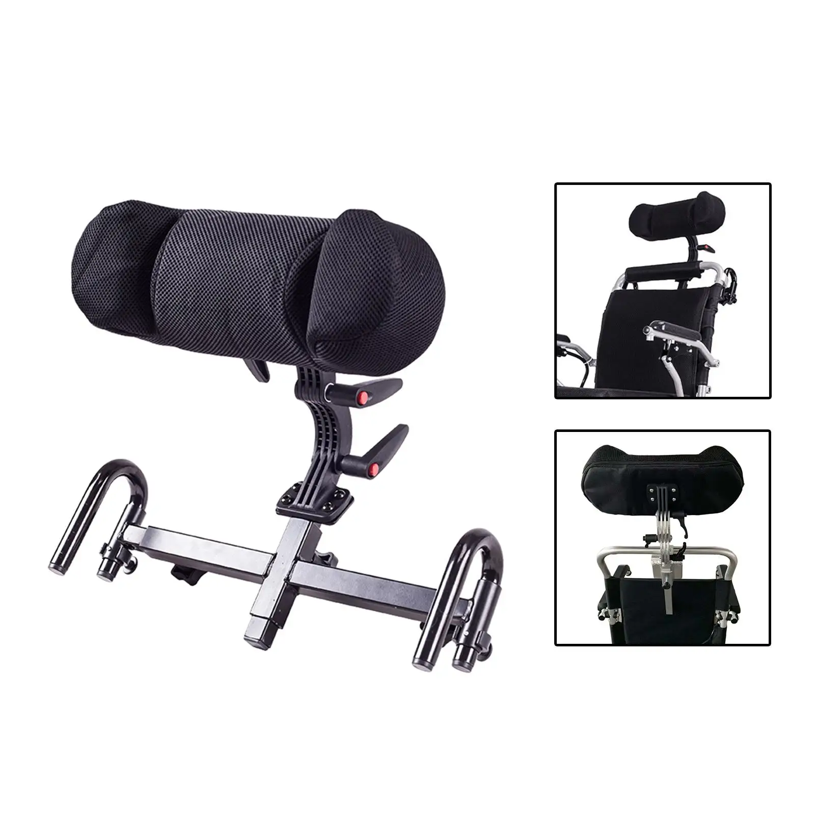 

Wheelchair Pillow Detachable Sturdy Neck Cushion Wheelchair Backrest Headrest Neck Support for Outside Office Men Women Disabled