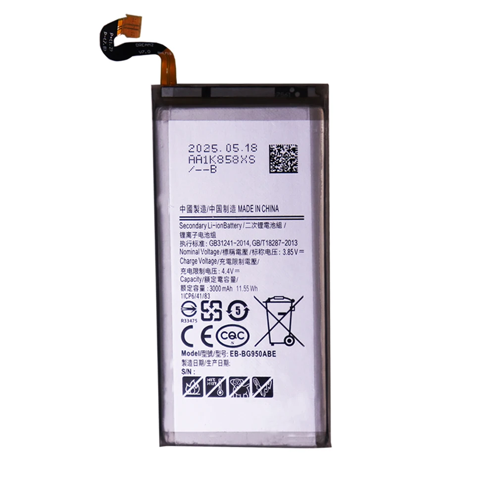 Flash sales  EB-BG950ABE 3000mAh rechargeable batteries For SamsungS8 SM-G9508 G950T G950U/V/F/S G950A G9500 G950+free TOOl