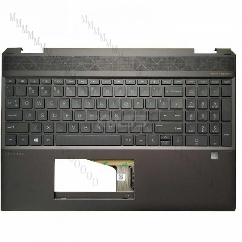 

AE New US Keyboard Palmrest FOR HP Spectre 15T-DF 15-DF TPN-Q213 Backlit