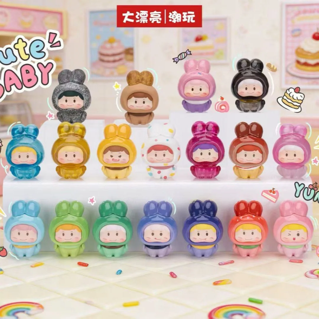 

New Original Bunny Mini Pop Bean Blind Box Cute Rabbit Dolls Mysterious Box Toys In Stock Desktop Decor Gift For Toy Collectors