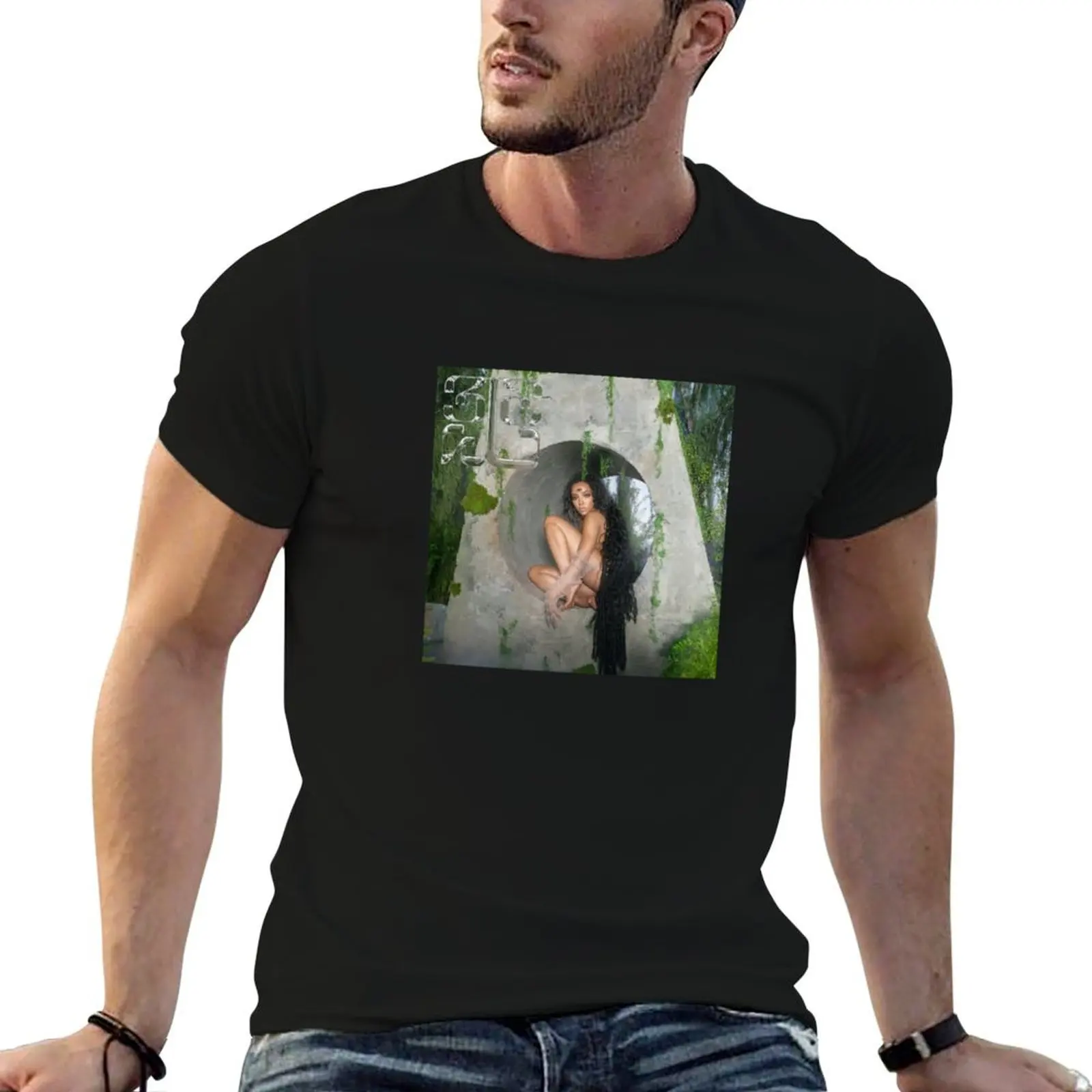 Tinashe - 333 Album Cover T-Shirt anime tshirt cute clothes cotton graphic tees baggy shirts mens t shirts top quality