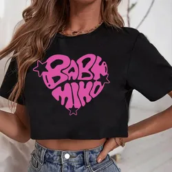 Young Miko T-shirt Crop Tops Baby Miko Merch Young Miko Fan Gift O-Neck Short Sleeve Shirts Crop Tops