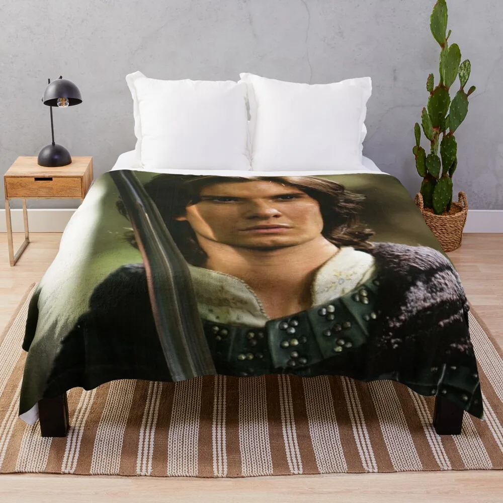 Ben Barnes as Prince Caspian Throw Blanket Winter beds Decoratives Beautifuls Blankets