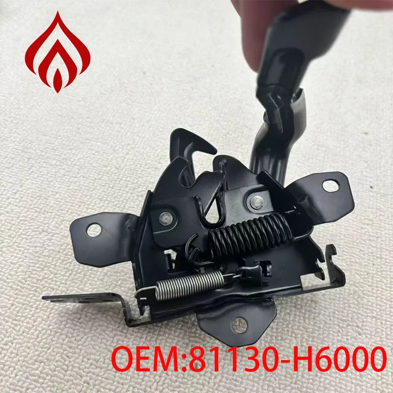 81130H6000 Heavy-Duty Engine Bonnet Lock Latch, Fit with for Kia Models, OEM 81130-H6000,81130H5000,81130-H5000 Stable Closure
