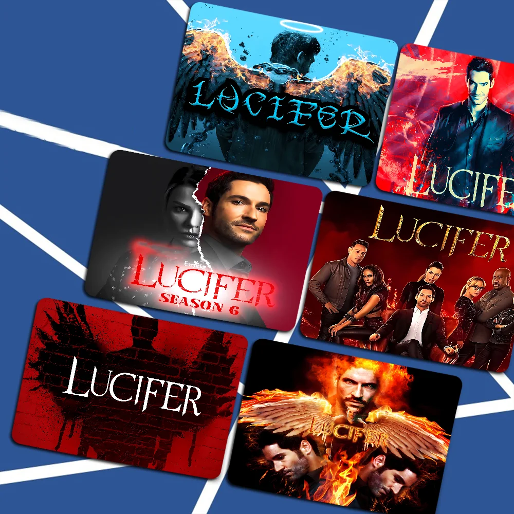 

TV Show Lucifer Mousepad Animation Thickened Mouse Pad Gaming Keyboard Table Mat Office Supplies Room Decor for PC Desk Pad