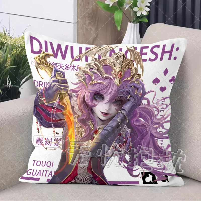 Game Identity Ⅴ Anime 2025 Cos Sculptor Photographer Enchantress Prospector Unisex Q-version Printed Comfortable Pillow Gift