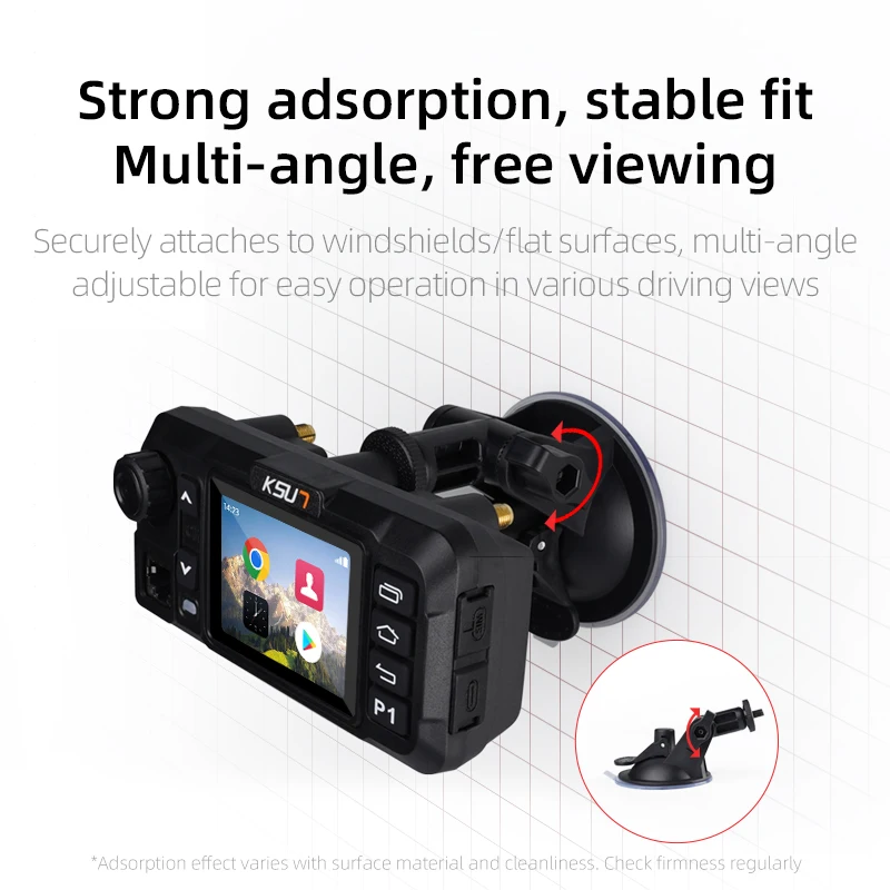 جهاز اتصال لاسلكي مثبت على السيارة يعمل مع نظام اتصال داخلي للشبكة العامة Zello غير محدود المدى للاتصالات اللاسلكية ZL56 #5