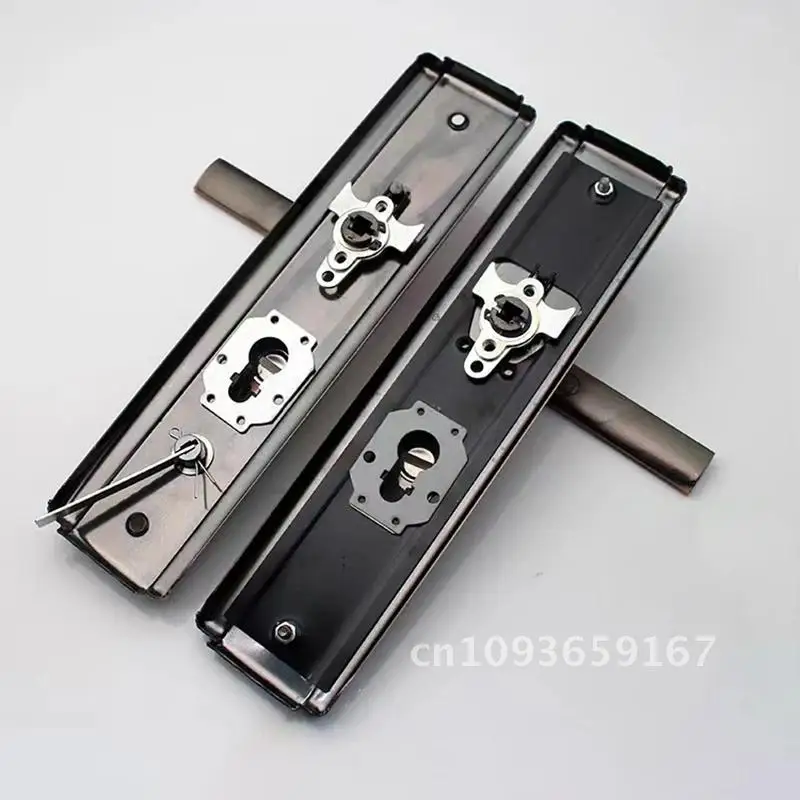 

Anti-thief Multi-function Door Lock Handle Red Antique Copper Plate Handle Adjustable Mortise Gate Direction