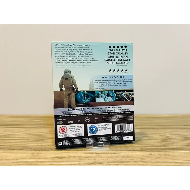 British Version 4K Blu Ray Interstellar Exploration Movie Disc