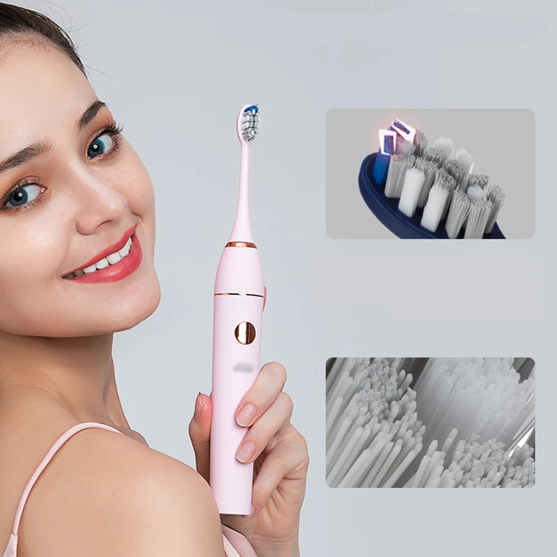 10 Buah Sikat Kesehatan DuPont Kepala Sikat Gigi Elektrik Pintar untuk Doxo Pengganti Kepala Pembersih Pemutih Sikat Gigi