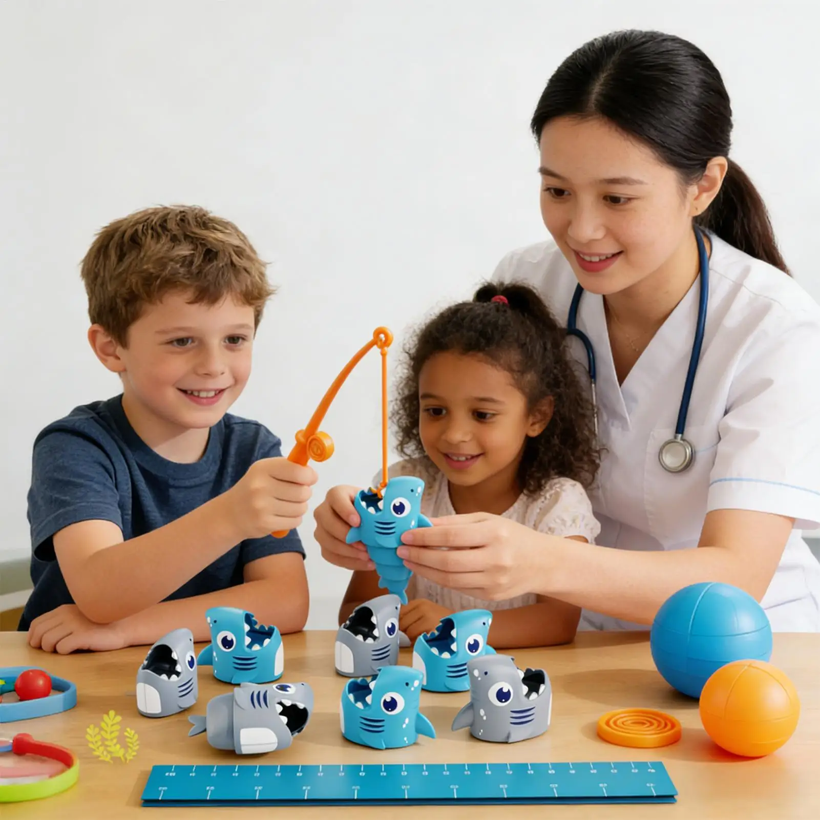 

Fishing Game For Kids Cute Interactive Educational Activities Kids Educational Toys Interactive Games For Home Classroom Travel