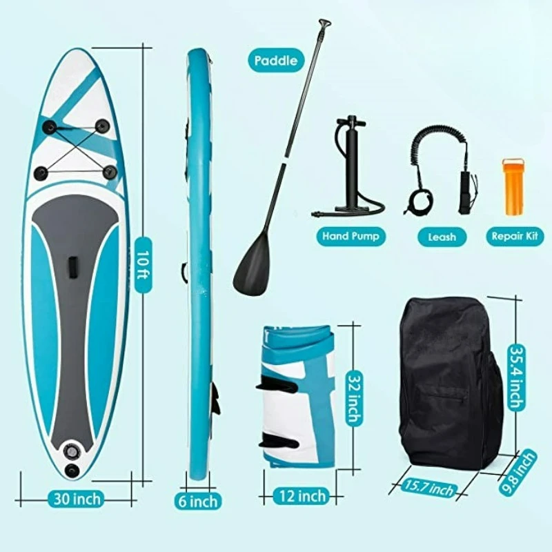 

Inflatable stand-up paddleboards are easy to manoeuvre and lightweight, making them ideal for everyday outdoor water activities