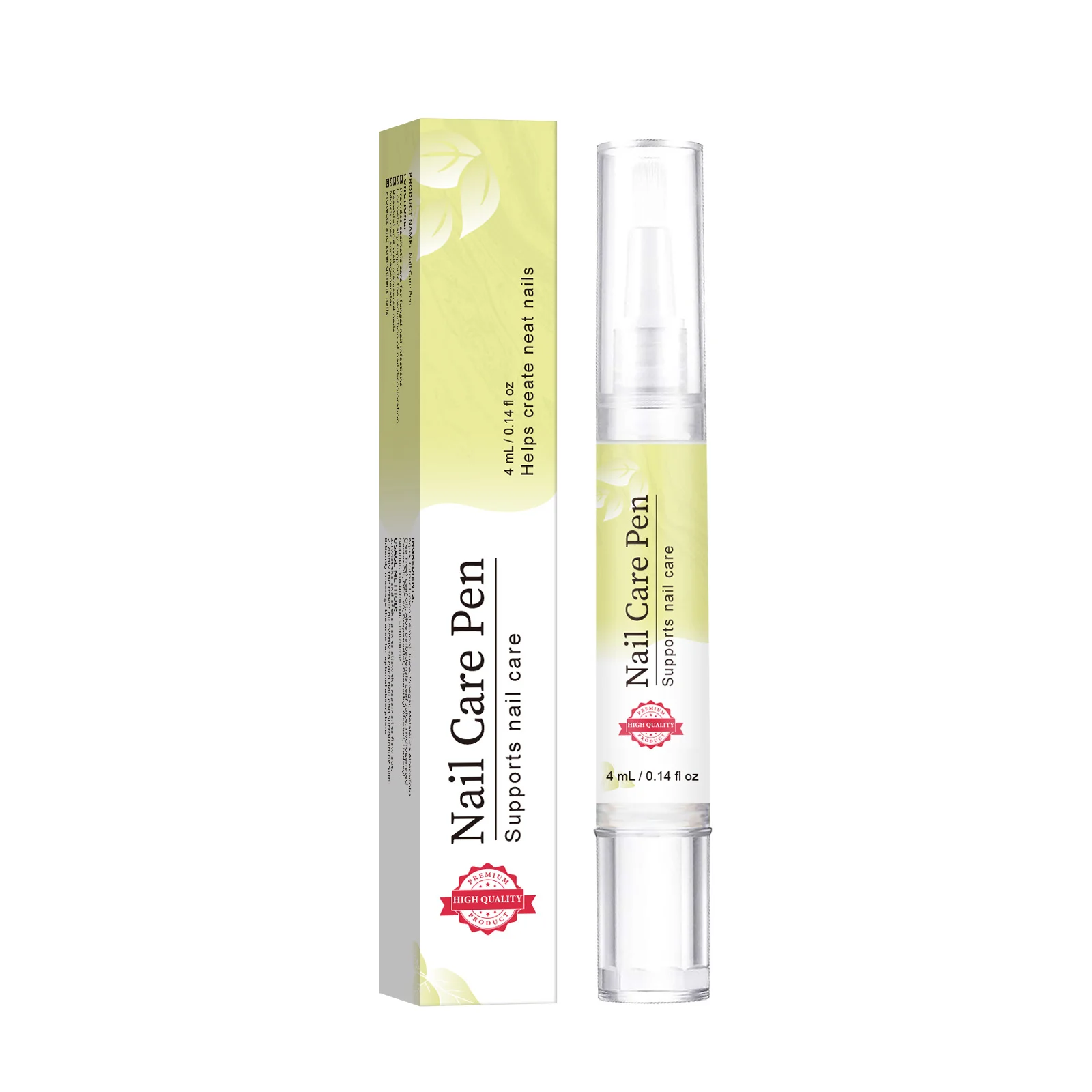 Stylo fortifiant et revitalisant pour ongles 4ml - Formule à l'huile d'arbre à thé et de ricin pour 