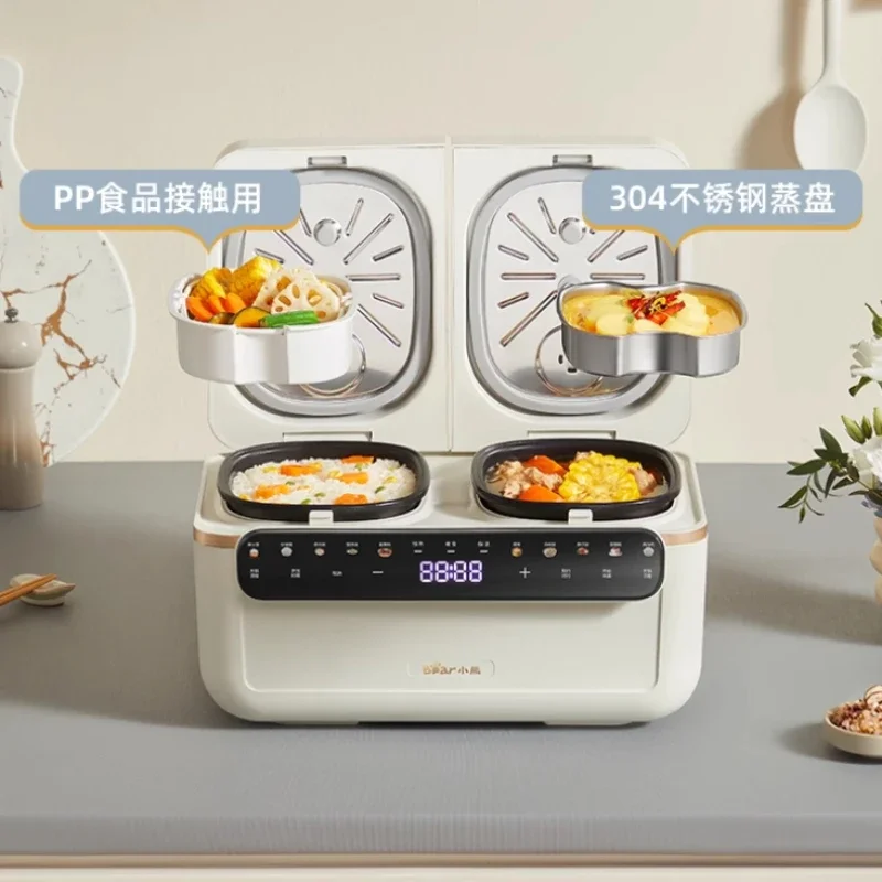 Double-boiler rice cooker household multi-function rice cooker pressure dual-purpose small