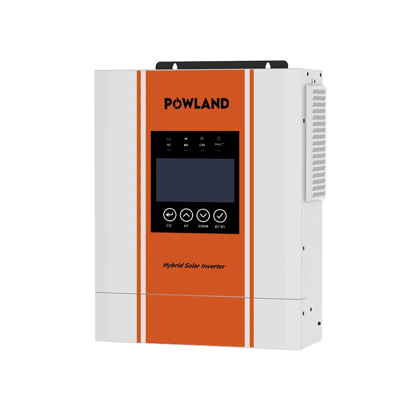 POWLAND 5KW 24V Hybrydowy Inwerter Solarny EU STORE Paralelny MPPT Darmowa Dostawa Inwerter z BMS Opcjonalny WIFI Czysta Sinusoida RS485 — Zdjęcie 2 z 2