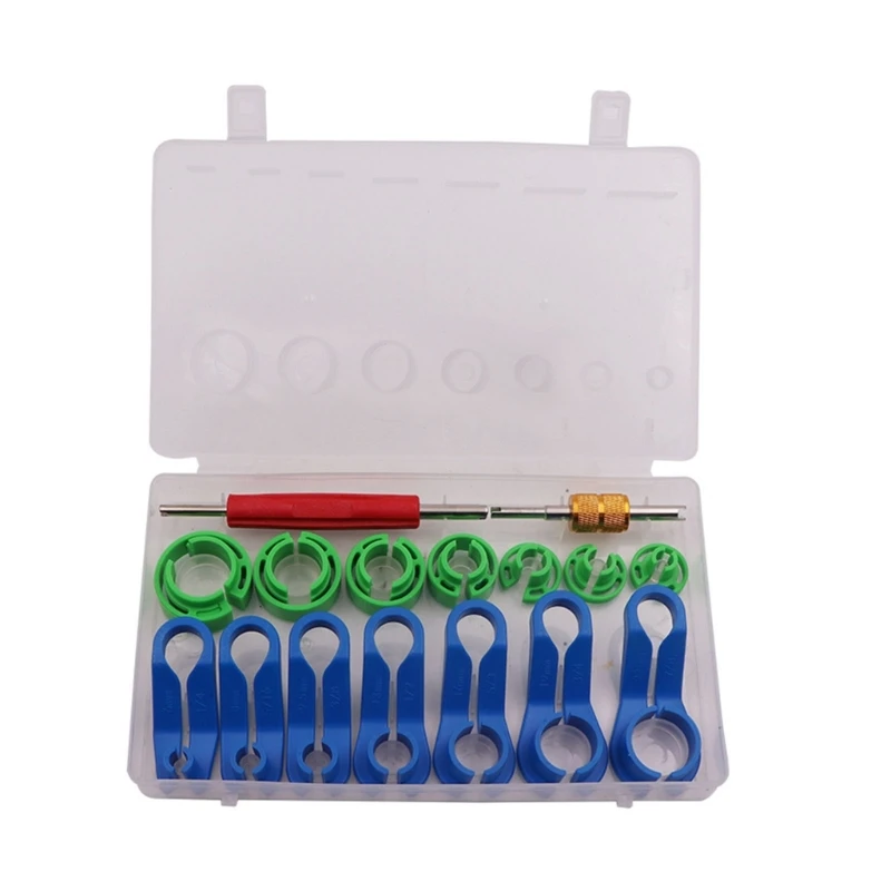 16Pieces Car Air Conditioner Disconnect Line Disconnect Tool Set Line Tool Line Removal Repair Tool 918D