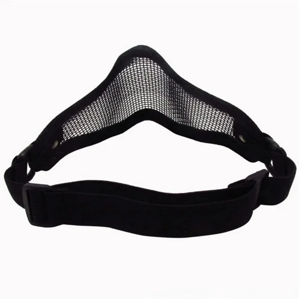 야외 사냥용 전술 에어소프트 마스크, 금속망 보호 마스크, BB 총 액세서리