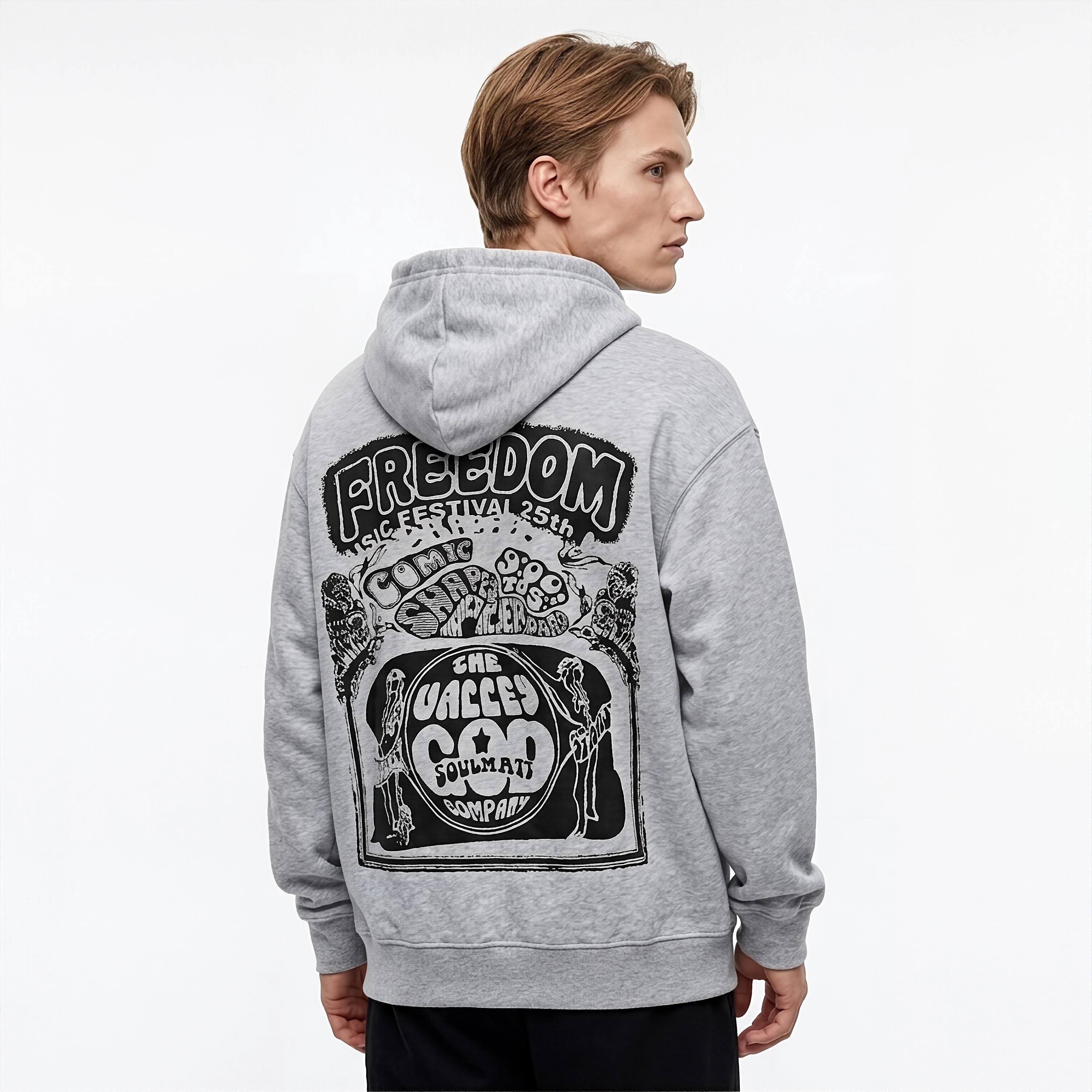 Simon Henriksson Cry of Fear Hoodie | Survival-Horror-Cosplay-Sweatshirt | Unisex Grauer Zip-Up Gamer Merch – Detail 6