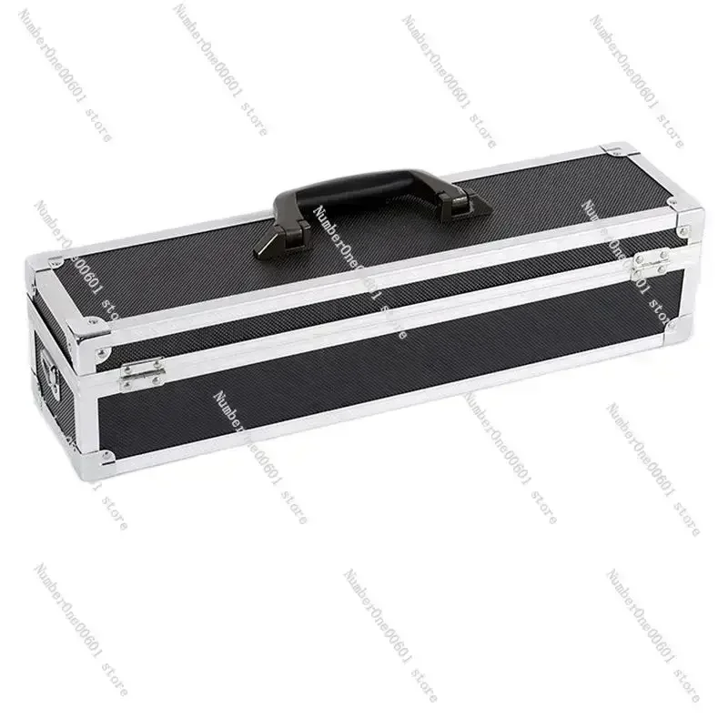 Aluminum Tool Case - Foam Insert, Storage Case Organizer with Shoulder Strap for Knives, 50cm Length X 12cm Width X 12cm Height