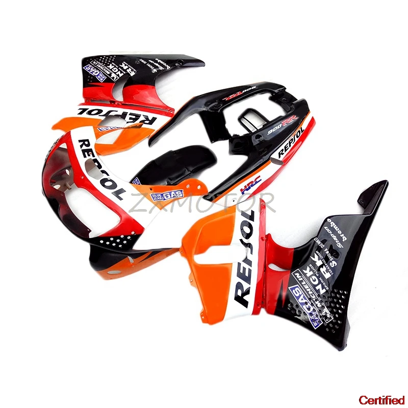 For HONDA CBR900RR 893 1996 1997 Orange Repsol Excellent fairings CBR893 cbr893 96 97 Motorcycle Fairing Kit 34