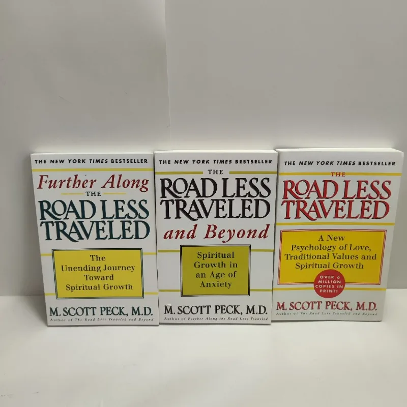 3Pcs Further Along the Road Less Traveled English literature books