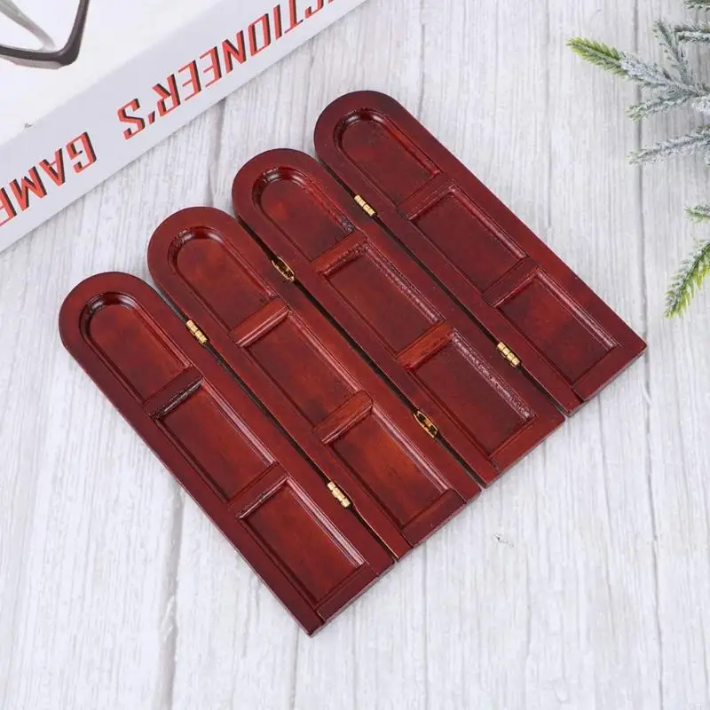 

Vintage Mini Screen Panel For Dollhouses Bathroom Study Decoration 1/12 Scale Model