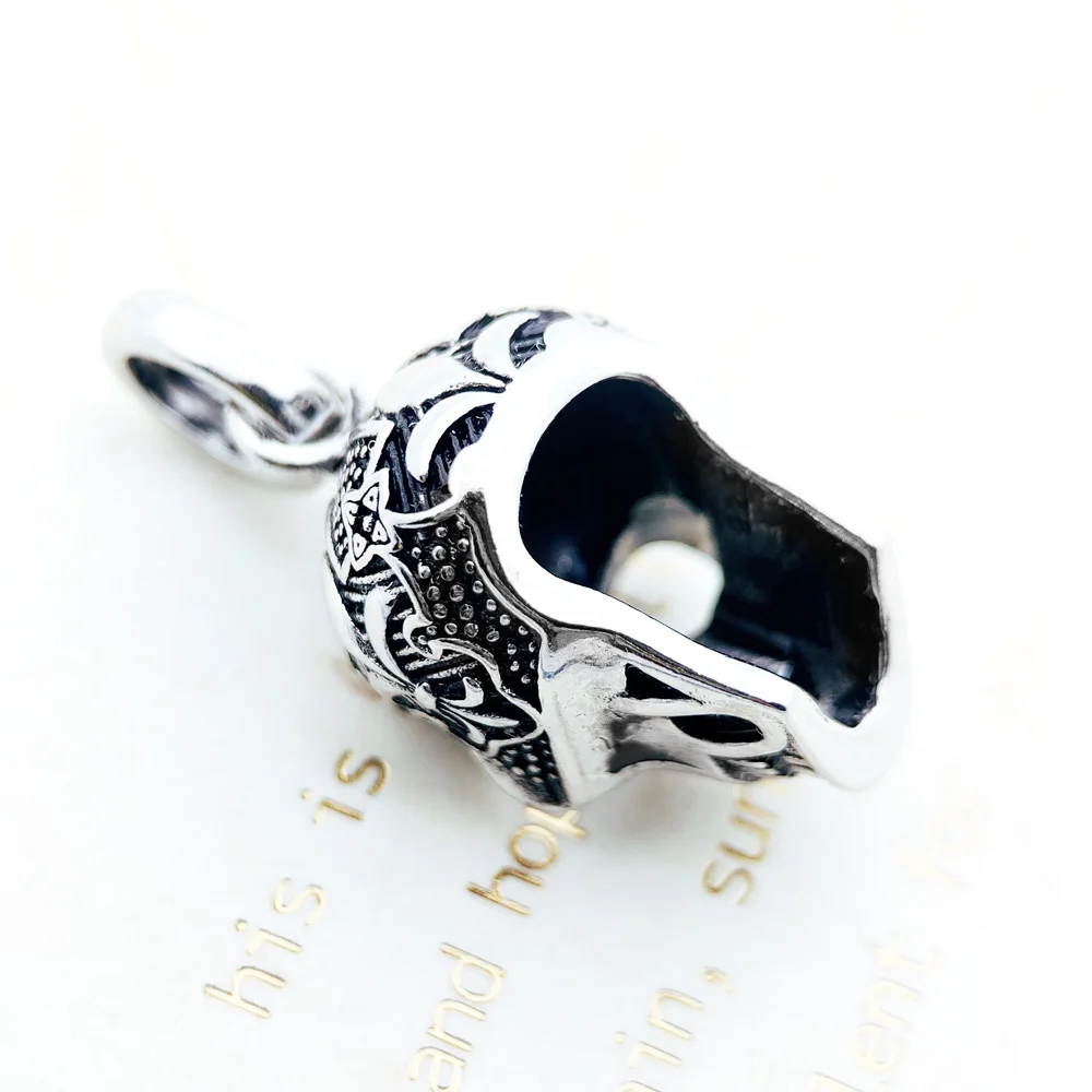 Pendant Skull Skeleton Winter Fashion Jewelry Europe 925 Sterling Silver Accessories Rebel Gift For Women Men