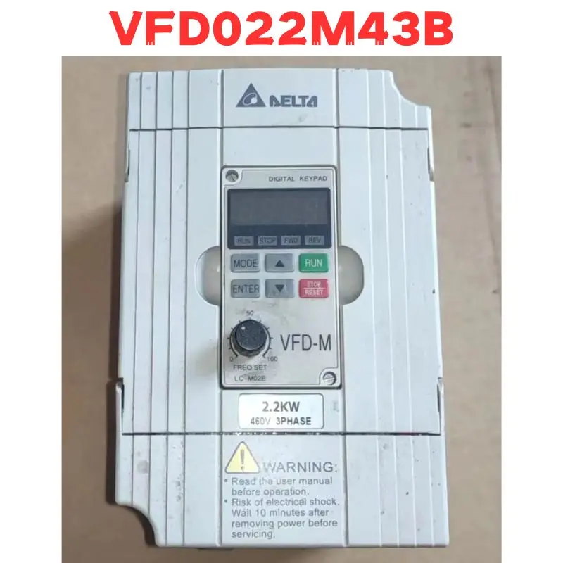 

Second-hand VFD022M43B Inverter Tested OK